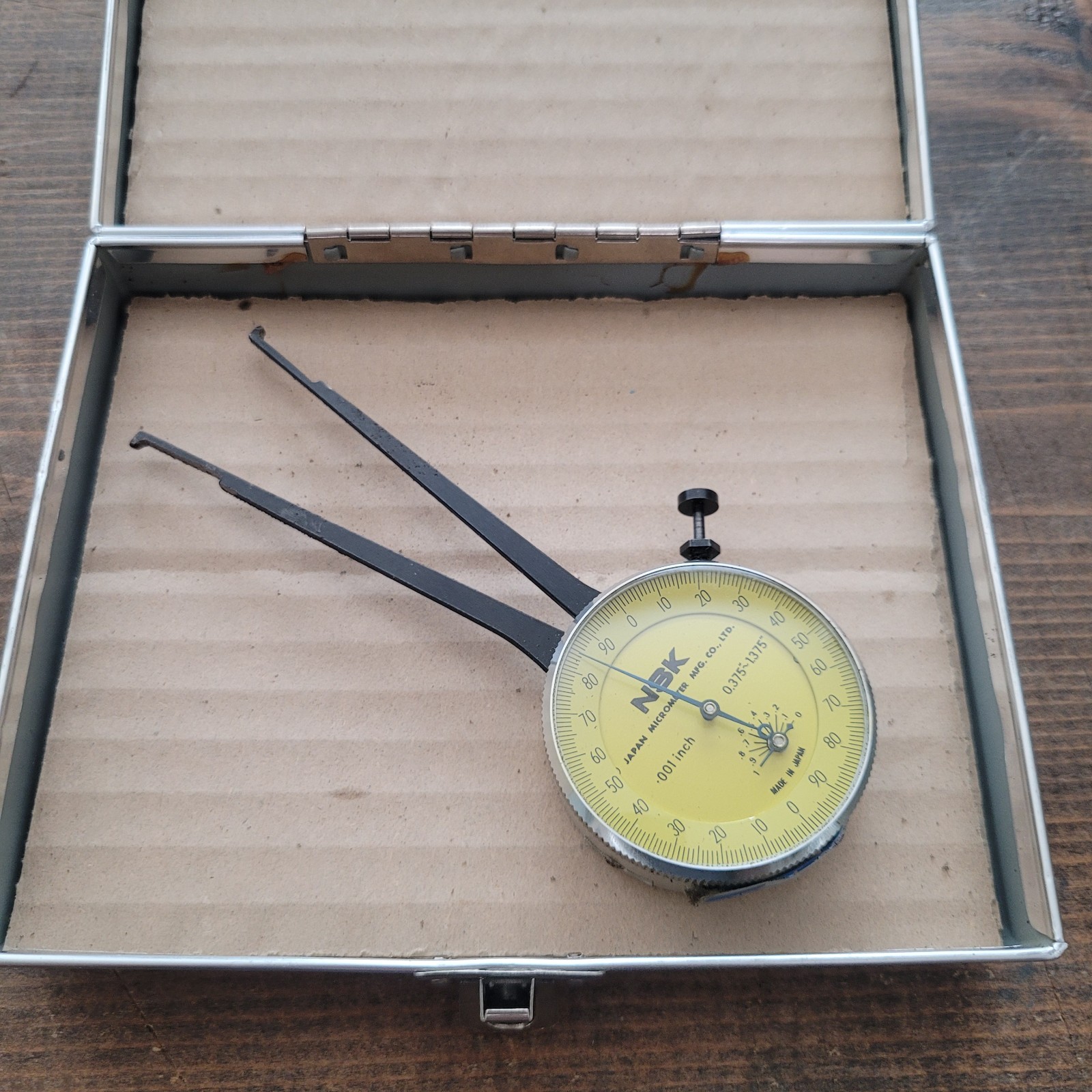 NSK Inside Internal Dial Caliper .001 .375-1.375 Japan Machinist Tool Micrometer