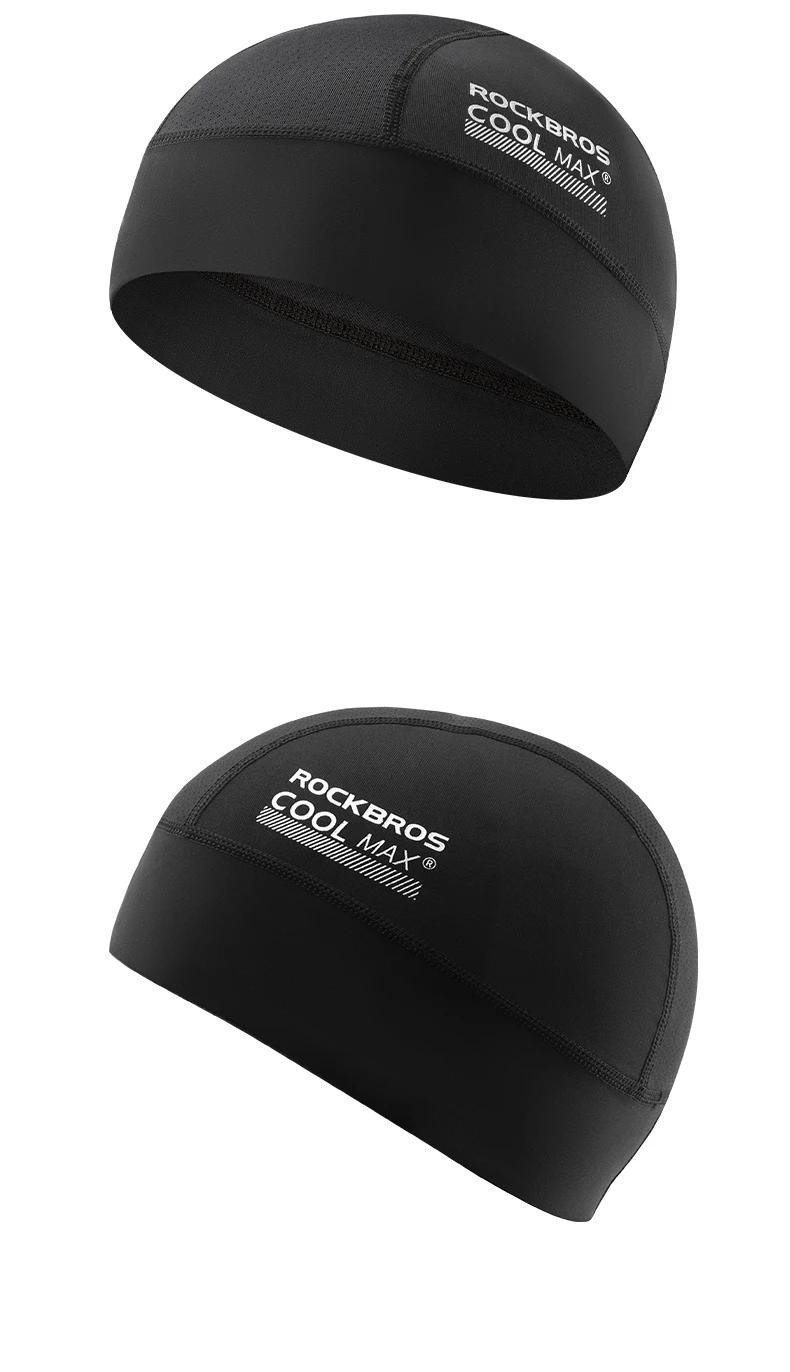 Rockbros Cycling Cap Breathable Quick-drying Helmet Hat Inner Cap Upf50 Sun Prot