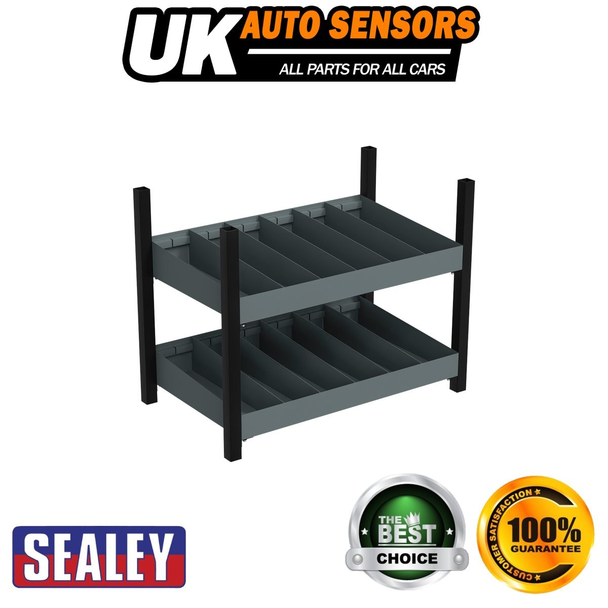 Sealey Modular Storage Mid Unit 2 Compartment Shelve 580mm APMRM4