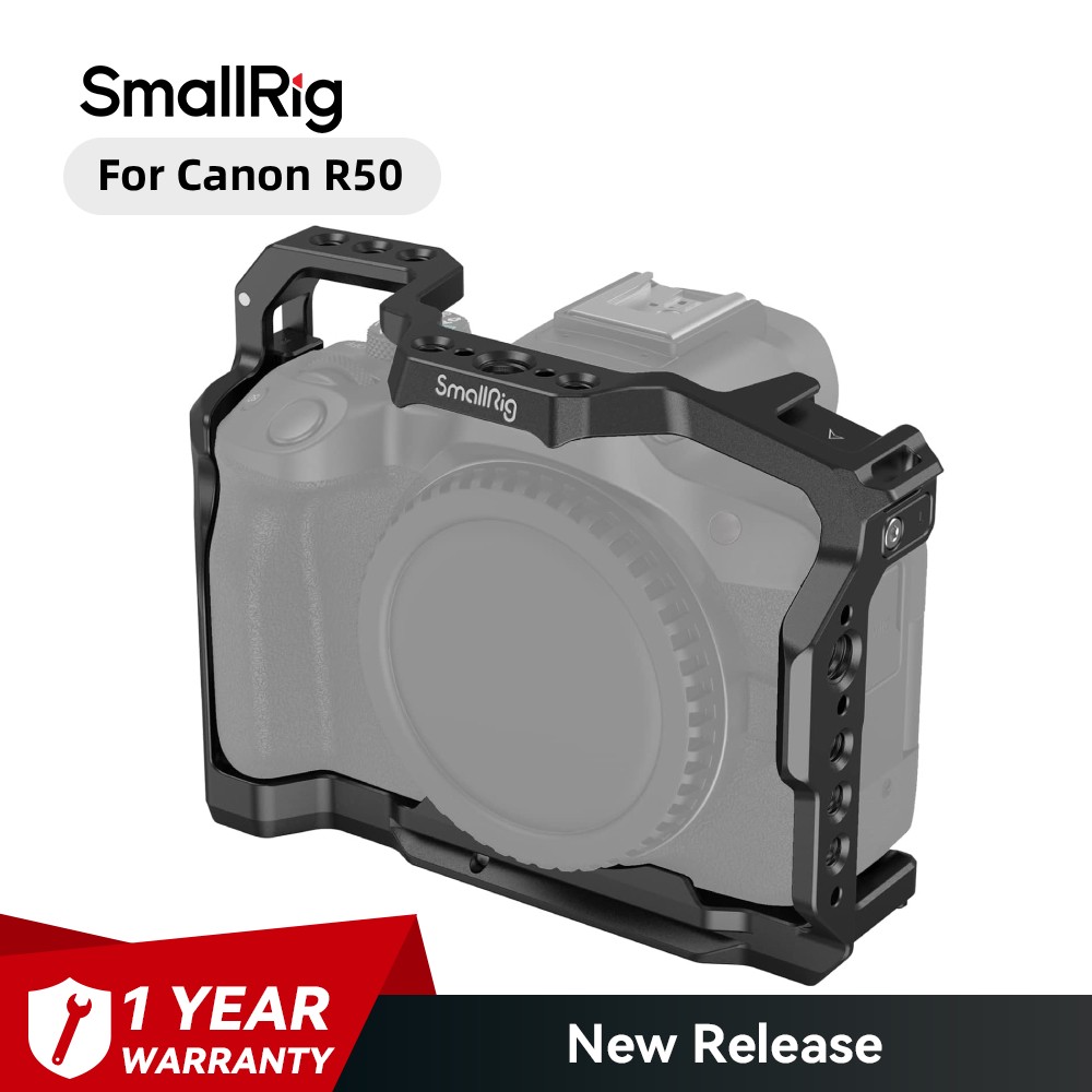 SmallRig R50 Camera Cage W/ Quick Release Plate for Arca Stand for Canon EOS R50
