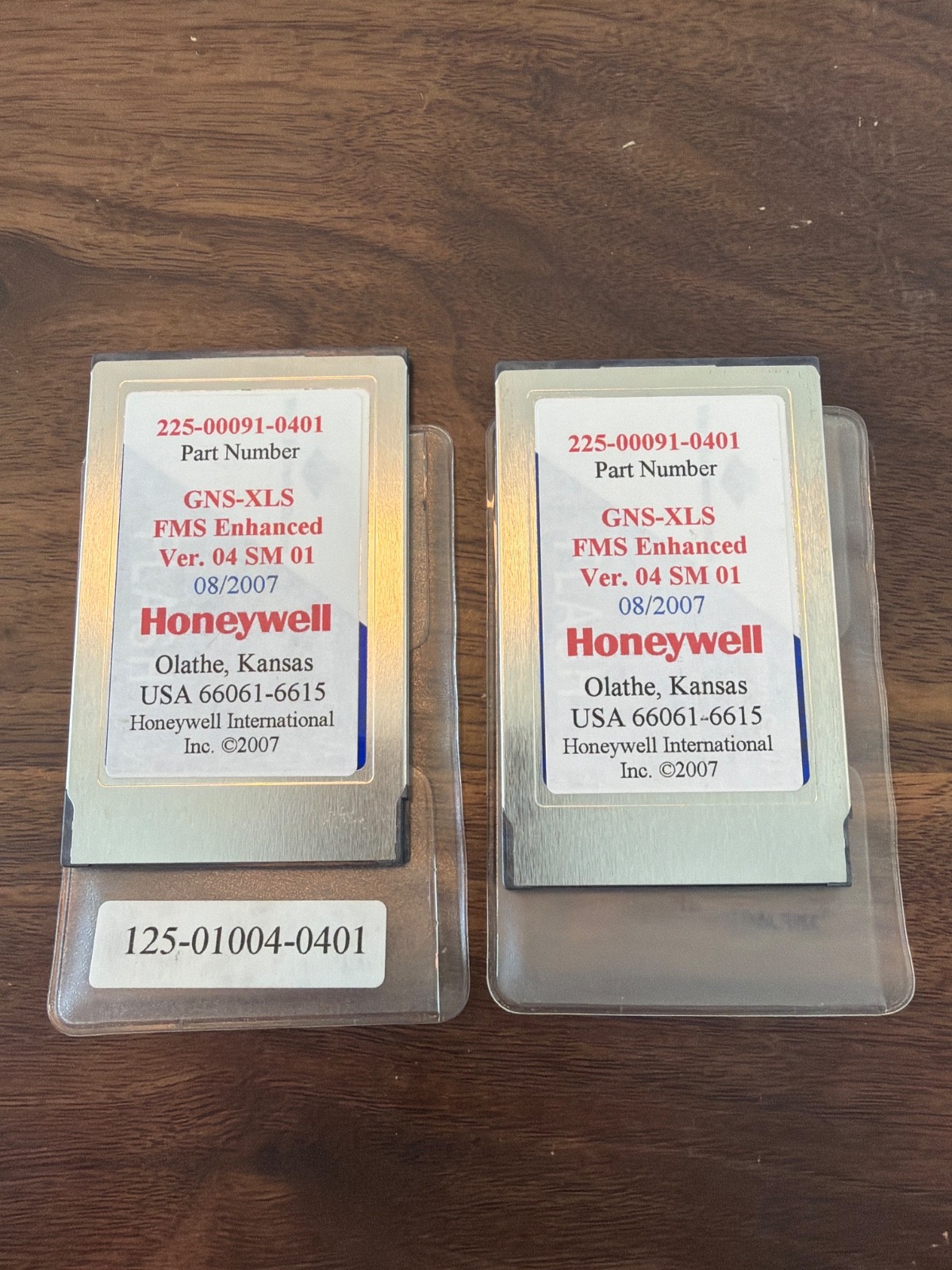 Honeywell GNS-XLS FMS Datacards Aviation lot with 2 cards