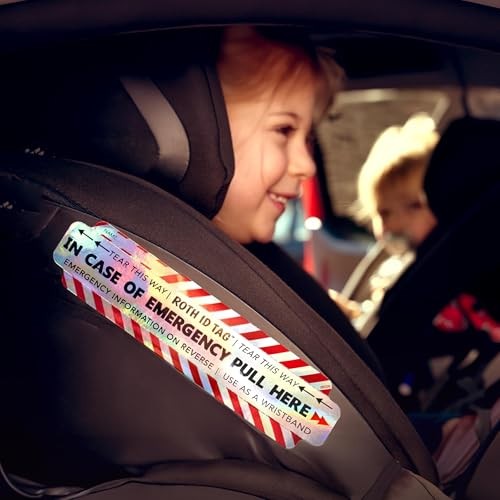Mega Kit | Emergency Contact Identification System for Car Seats, 10