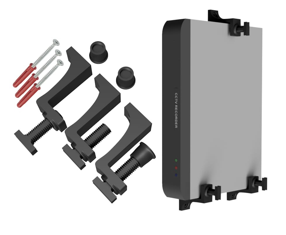 Adjustable Brackets Wall Bracket for DVR NVR Router Switch Mini PC Console Freev