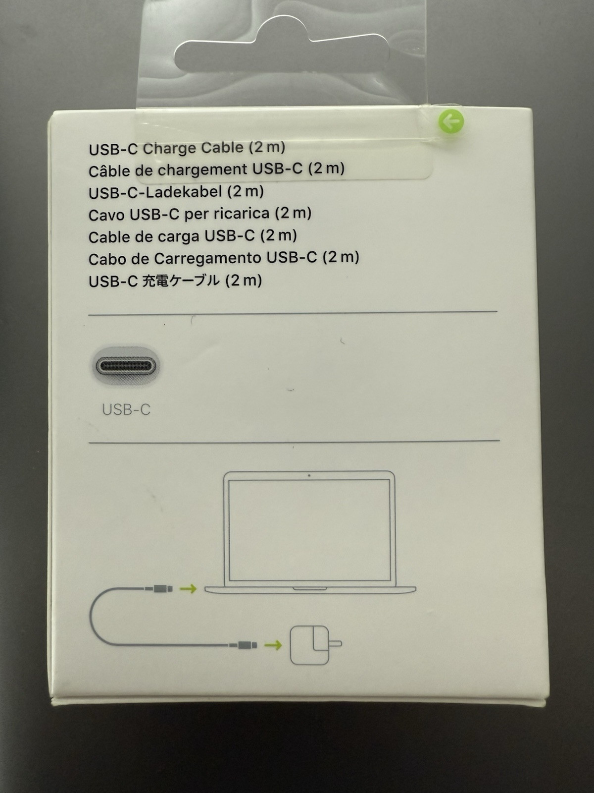Apple USB-C Charge Cable (2m) A1739