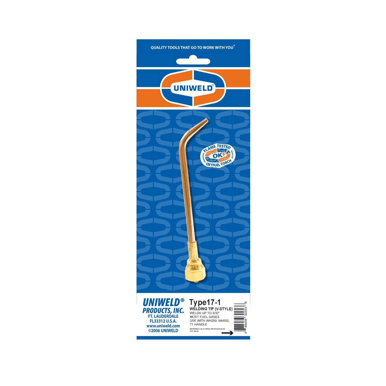 Uniweld Type17-1 Oxyacetylene Welding & Brazing Tip