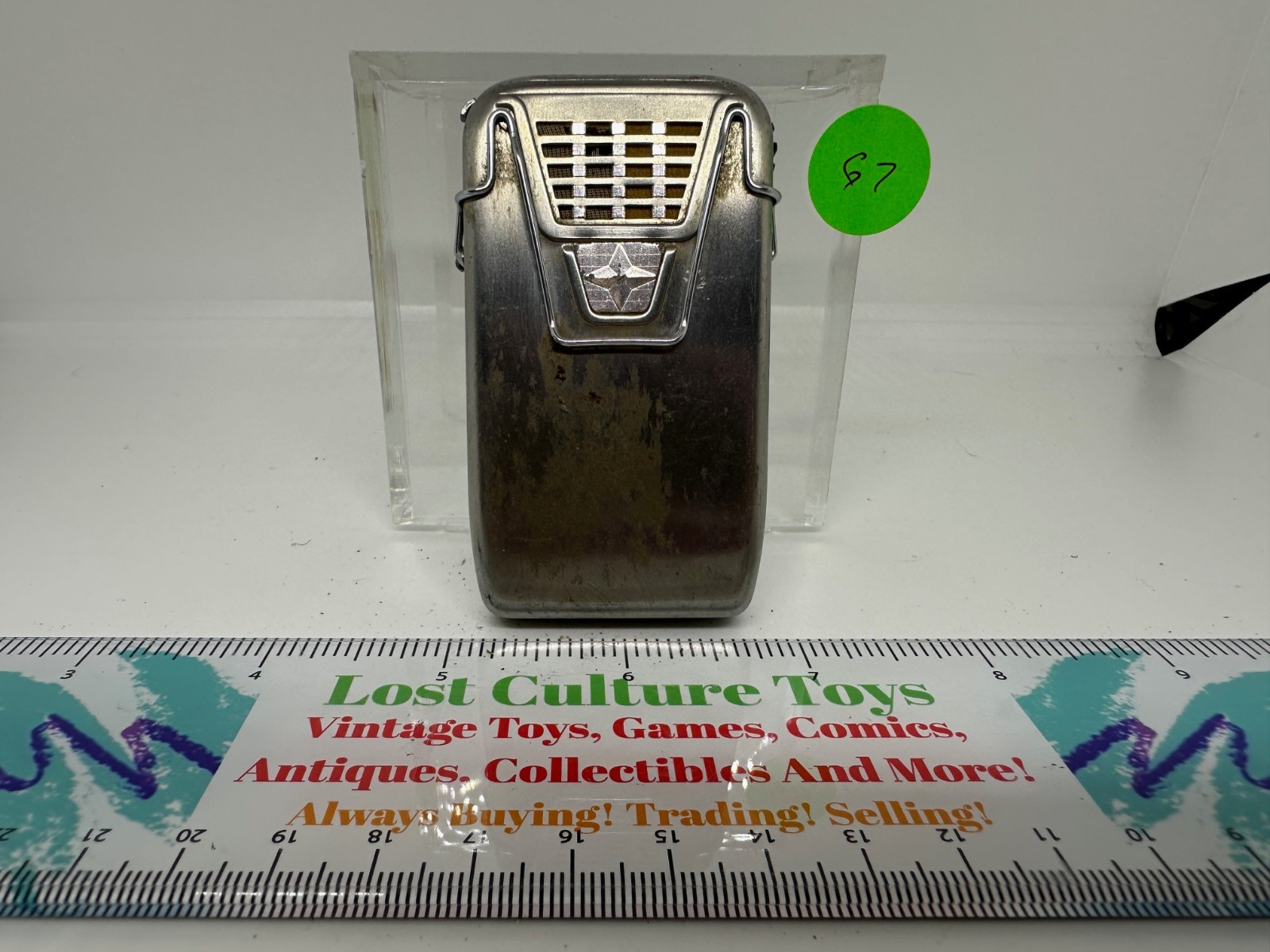 Vintage 1950s Sonotone Hearing Aid Model 200 Silver Device Only LotG7