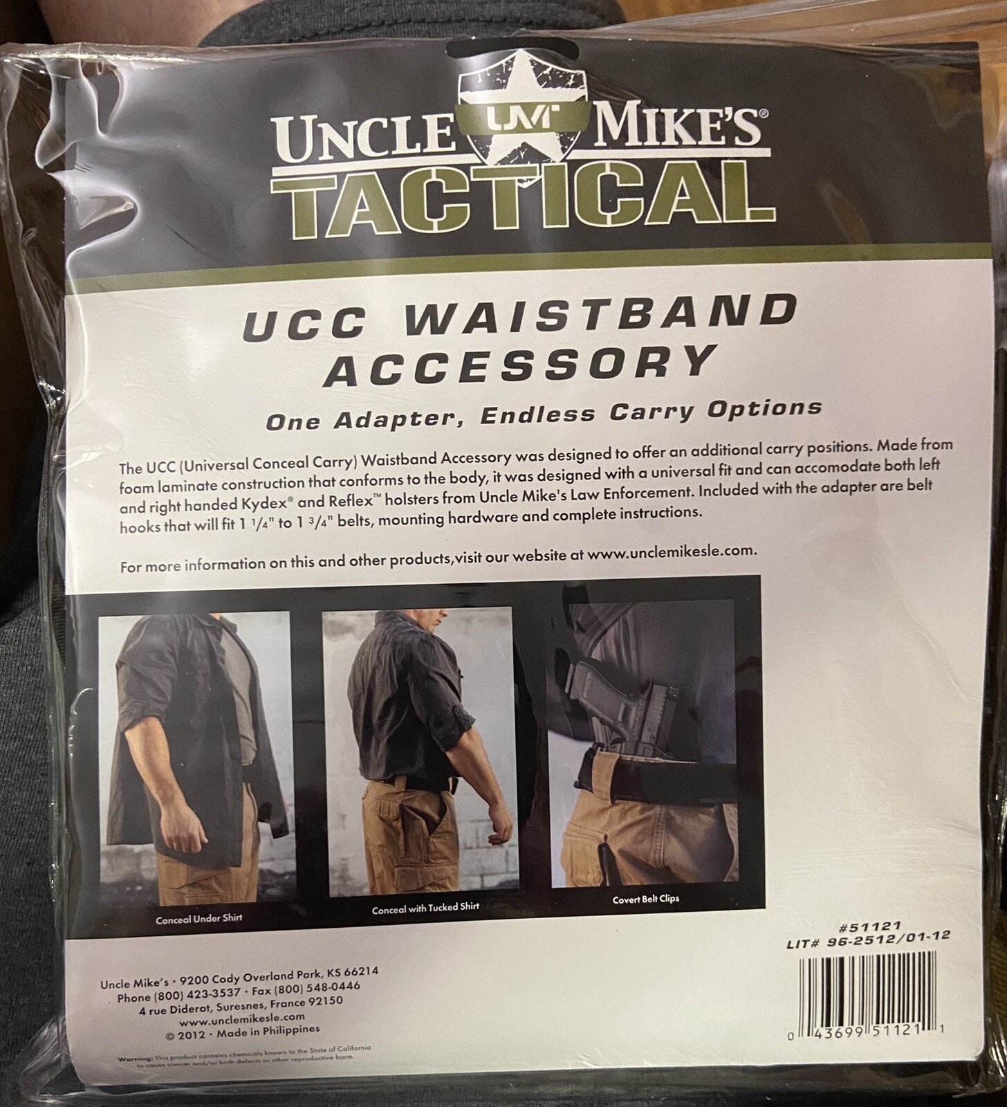 Uncle Mike’s Tactical UCC Waistband Accessory