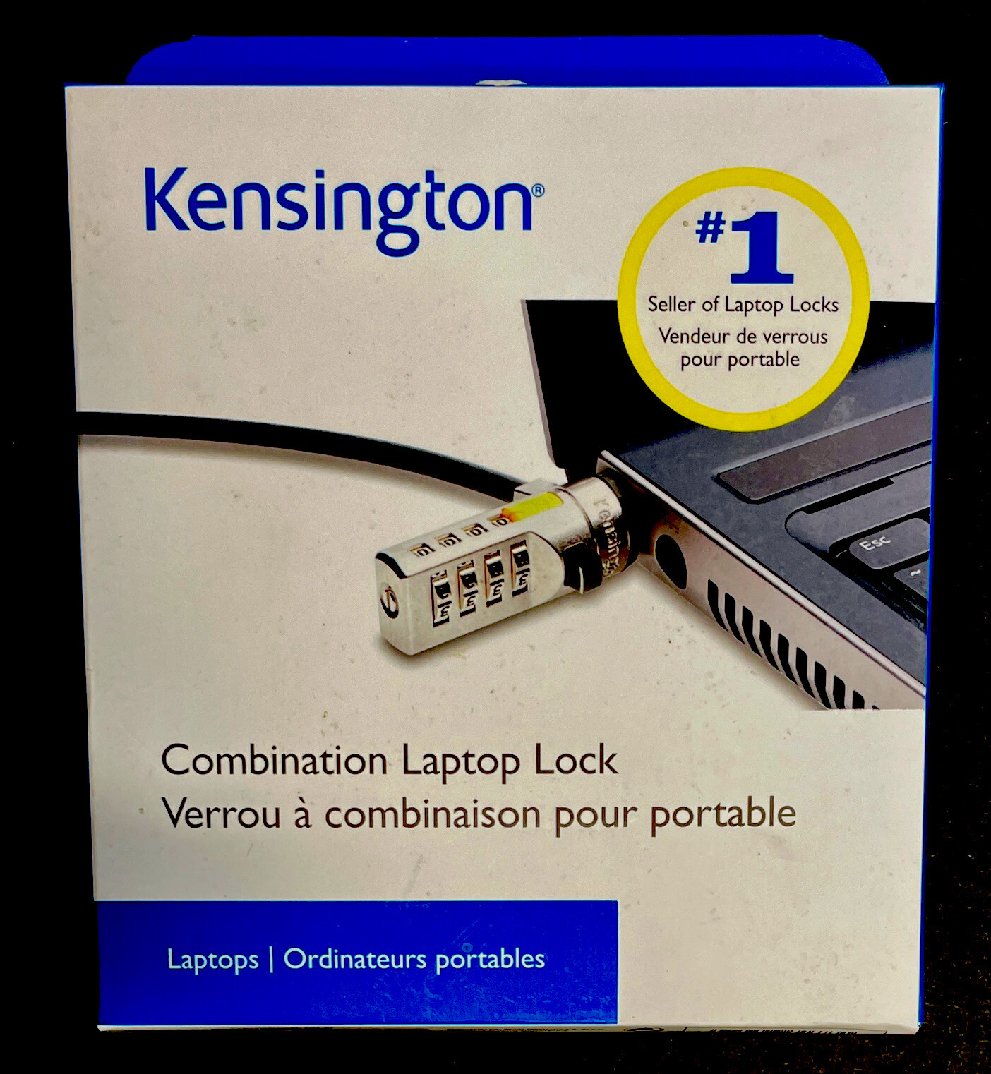 Kensington Combination Cable Lock For Laptops, (K64673AM) Never Used