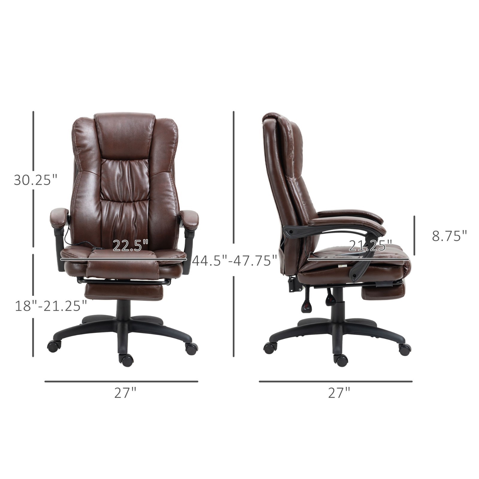 ❄️FREE SHIPPING!❄️Office/Massage/Reclining Chair w/Wheels, Thick Padding, & More