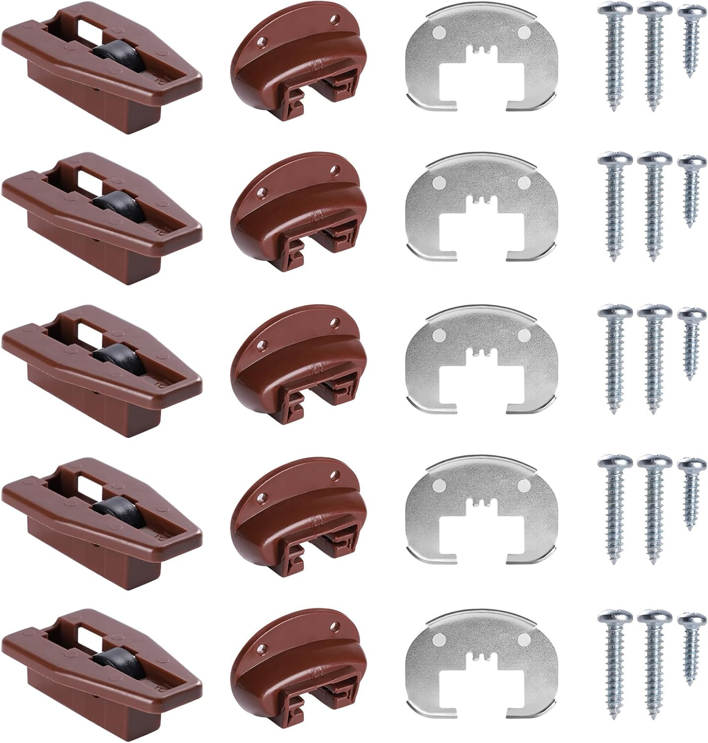 Kenlin Rite-Trak II 168 Drawer Track Guide Slides Replacement 5 Set Pack NEW