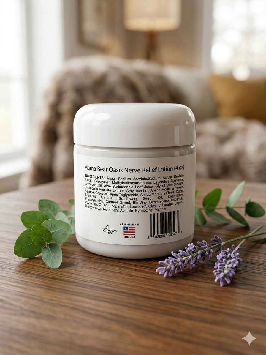Mama Bear Oasis Nerve Relief Lotion 4 oz