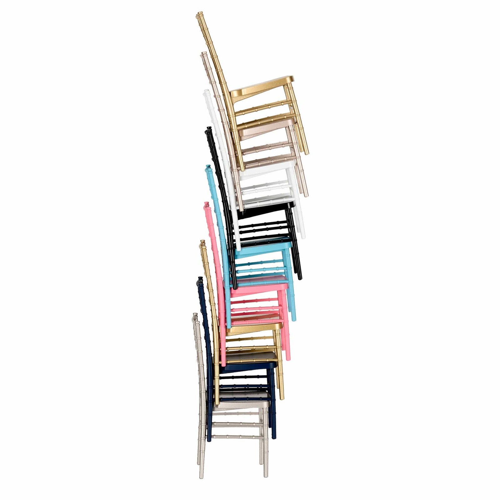 Turquoise Blue Mini Chiavari Chair 1:6 Scale Model by Chivari
