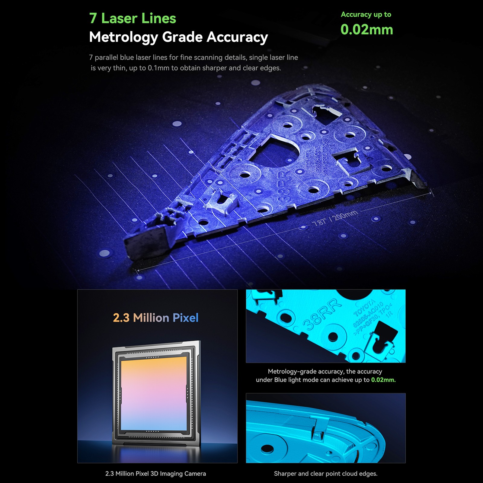 CR-Scan 3D Scanner High Precision Blue NIR Consumer Scanner