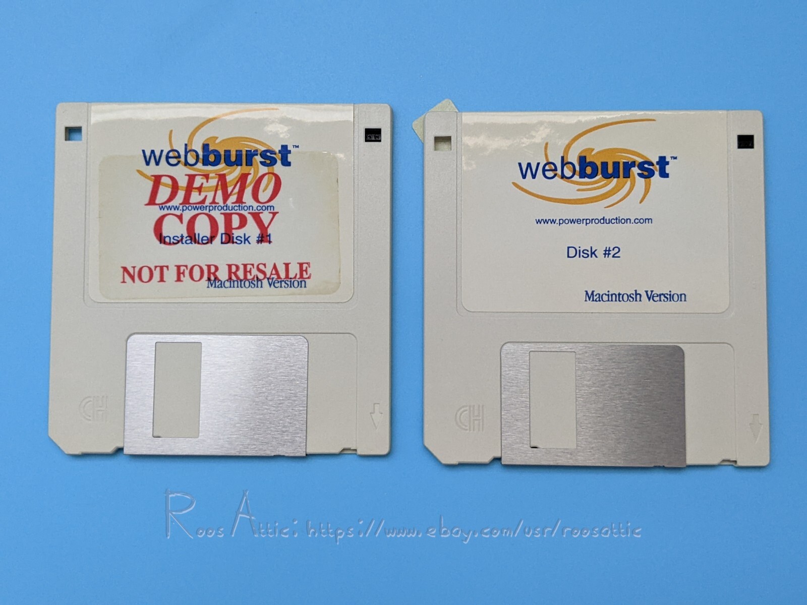 WebBurst Java Applet Building Apple Macintosh OS DEMO 1996 Vintage Software USED