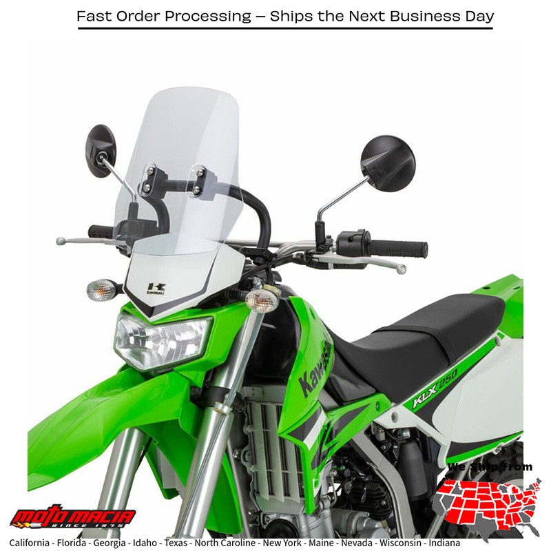 WINDSCREEN ADVENTURE  Kawasaki KLX250SF 2009-2010 Kawasaki KLX250 2018-2020