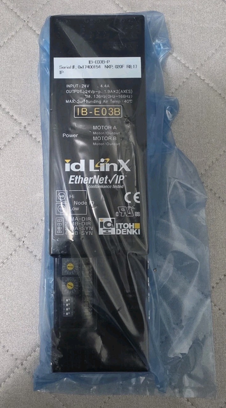 Itoh Denki IB-E03B Ethernet/IP 2-Zone MDR Roller Conveyor Drive Controller 24V