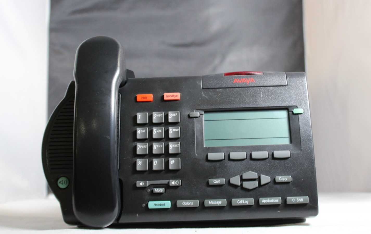 Lot of 10 Nortel Networks M3903 Charcoal IP Office Phones w/ Handsets & Stands