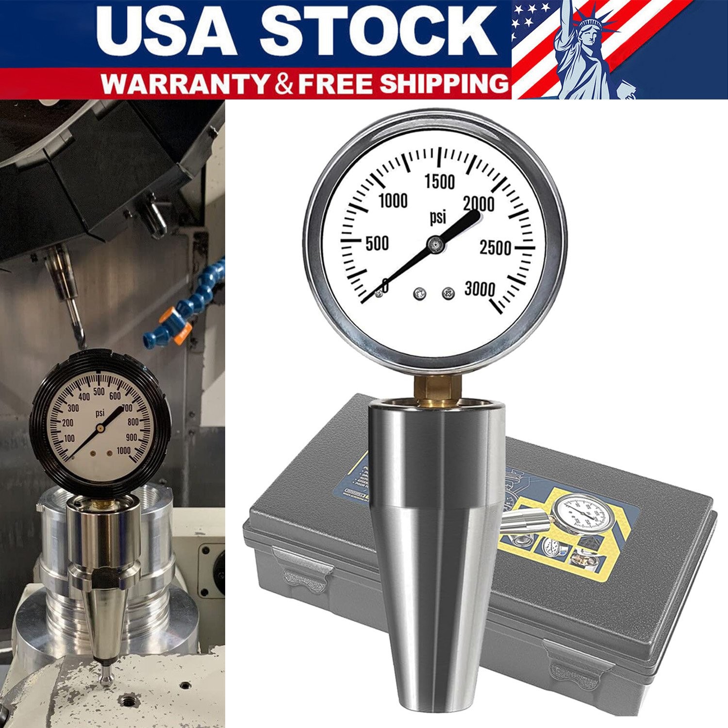 For All CAT 40 Machines & Bt 40 Spindle Drawbar Force Gauge Tester Checker Tool