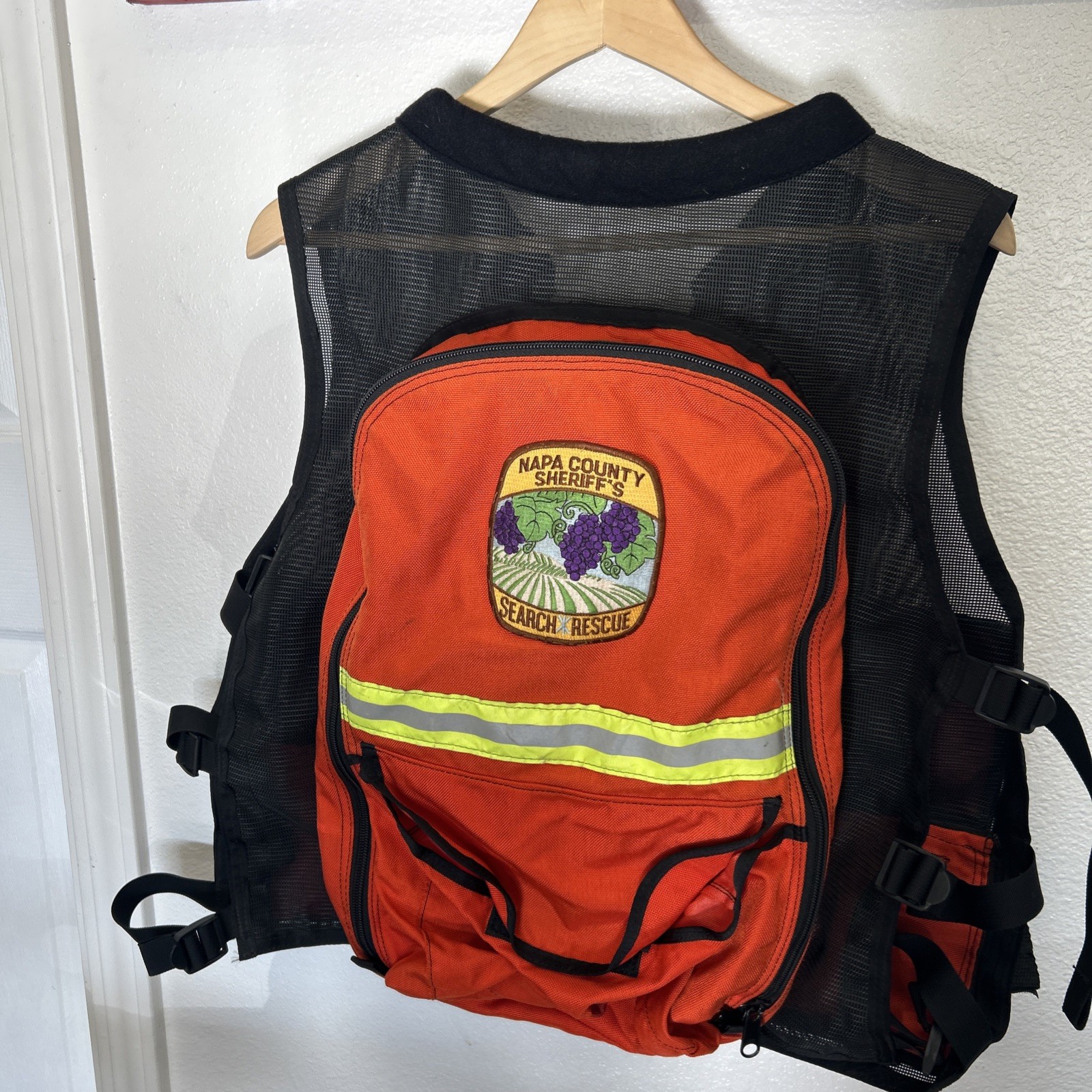 Mil-Spec Motorcycle Riding Safety Vest US Military HI VIS Orange XL