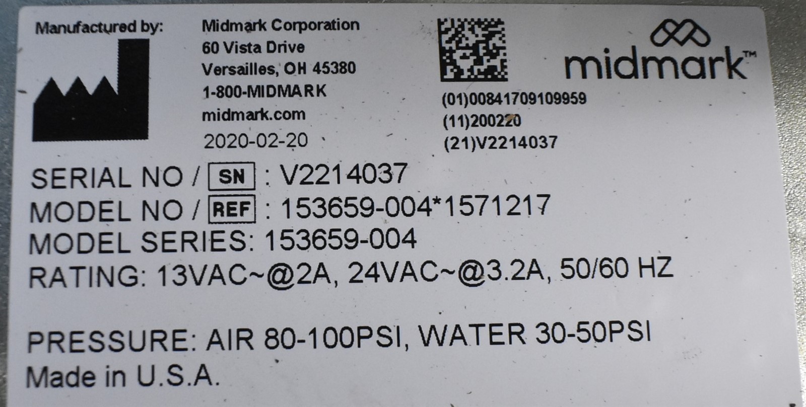 NEW Midmark FTC Work Surface w/Asst Instrumentation Dental Delivery System