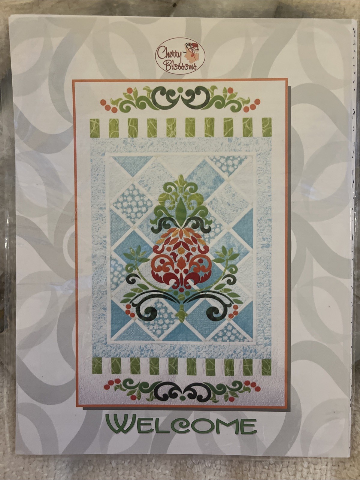Cherry Blossoms Welcome Quilt Pattern CB111 Cherry Guidry NEW Sealed 2013