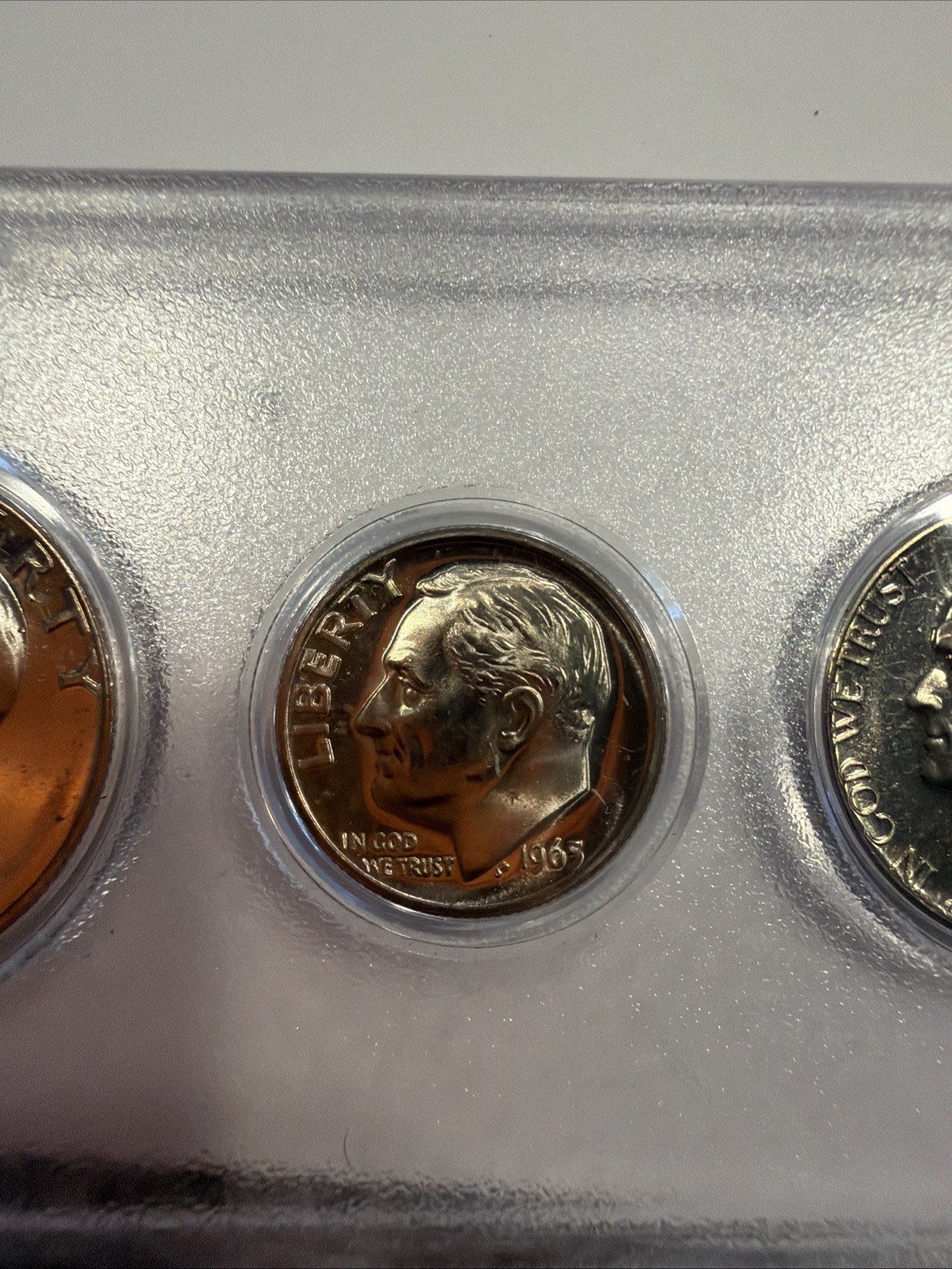 1965 Special Mint Set 40% Silver 50c Only 032816