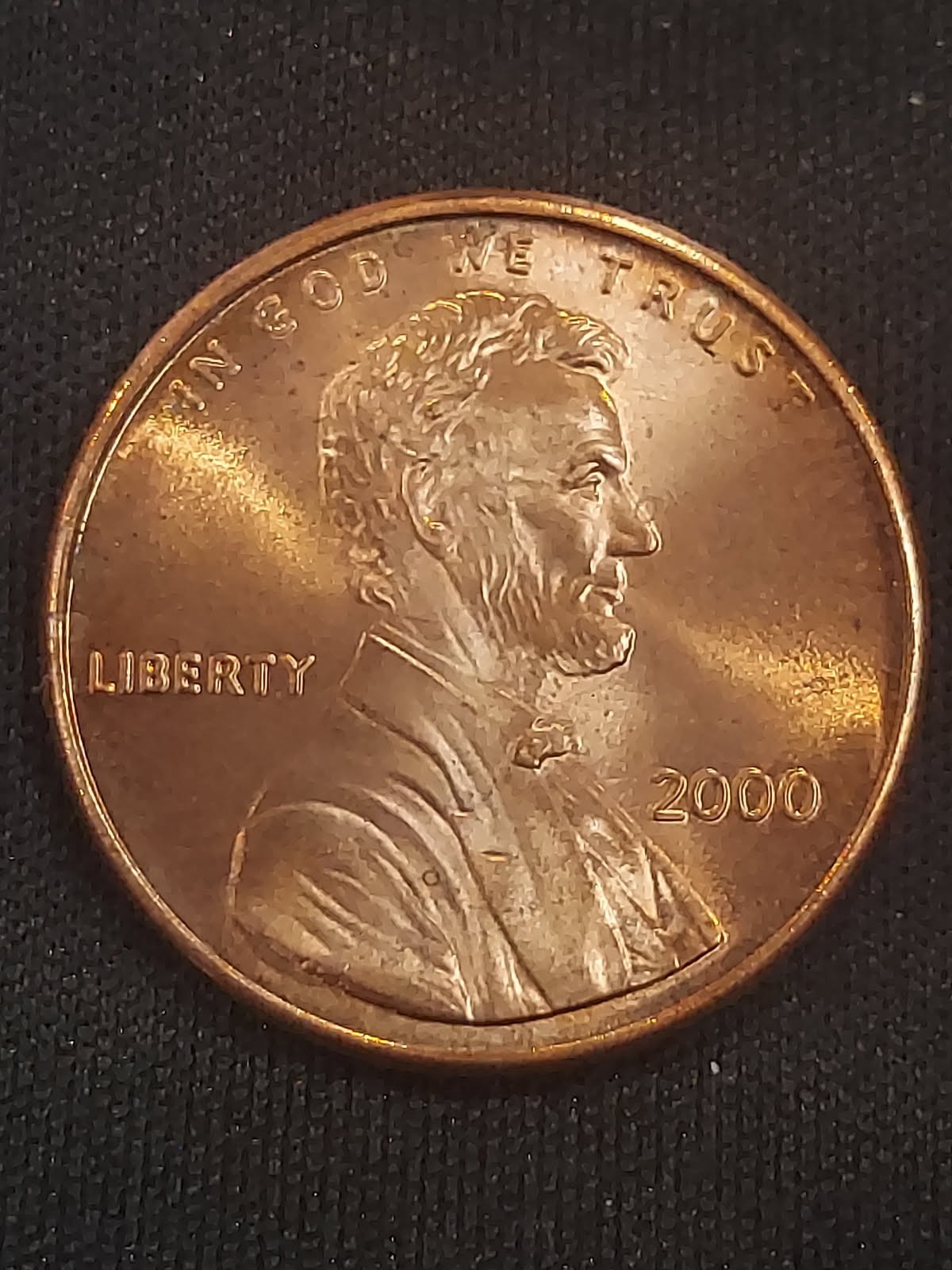 2000 RD Lincoln Memorial Penny Rare- Close AM, Off-Center, Excellent Condition