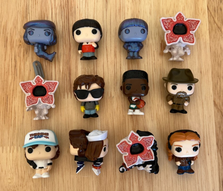 Kinder Joy Funko Pop! Stranger Things USA - choose toy + Eleven and Eddie