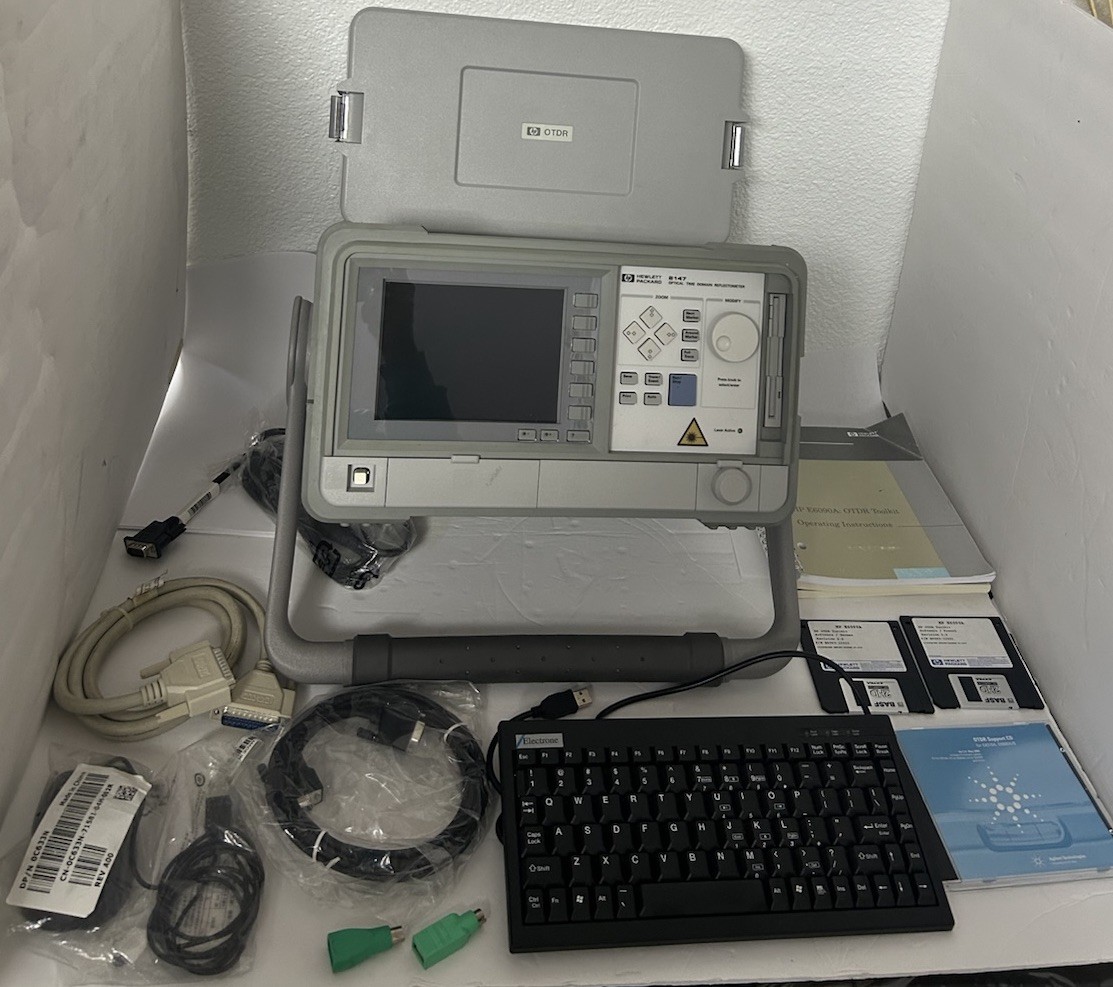HP Agilent 8147 OTDR /E4310A/ E4324A, Optical Time Domain Reflector, accessories