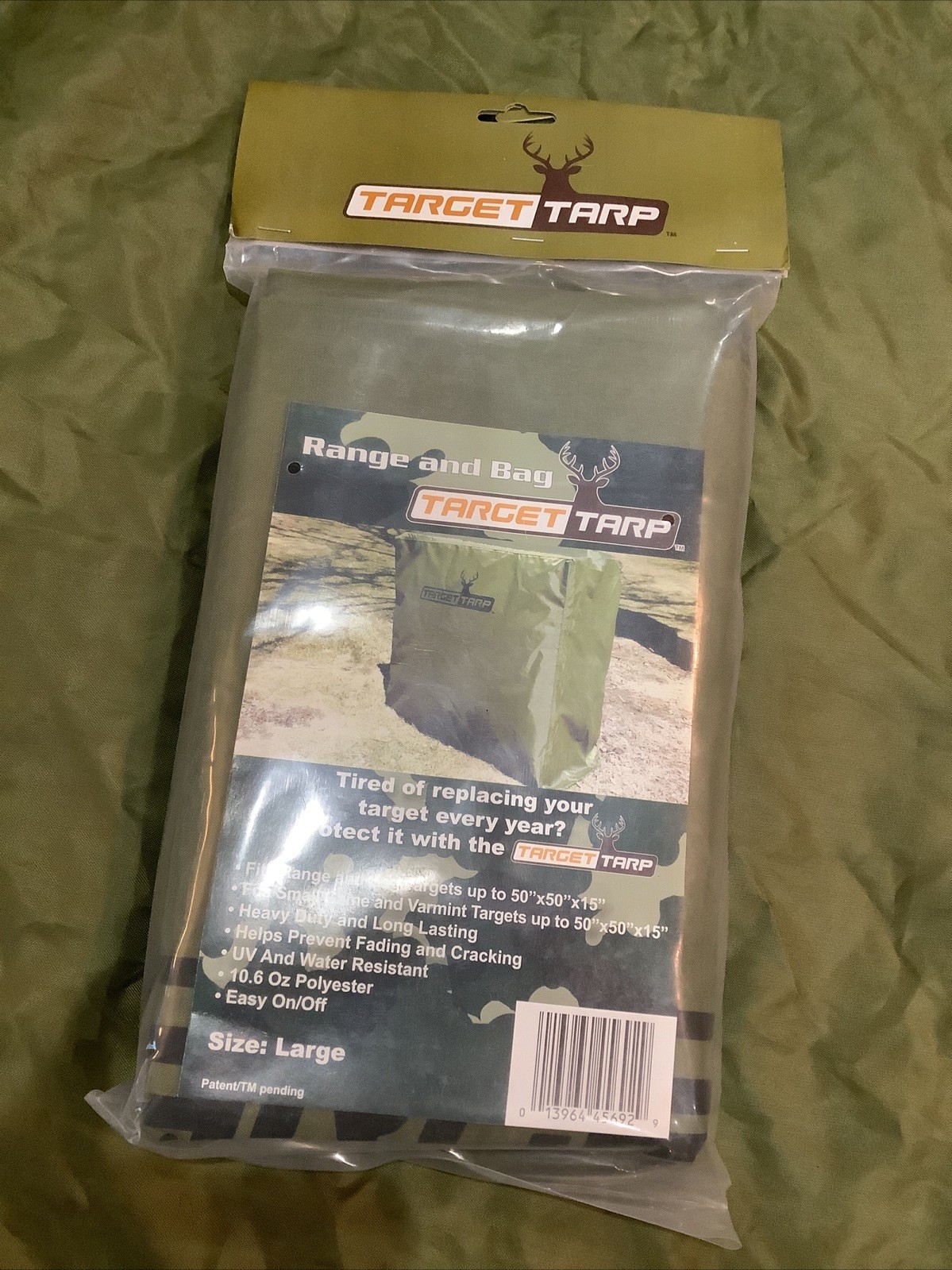 Target Tarp - cover for 3D Archery Targets - Large Size 50 Inches X 50 Inches