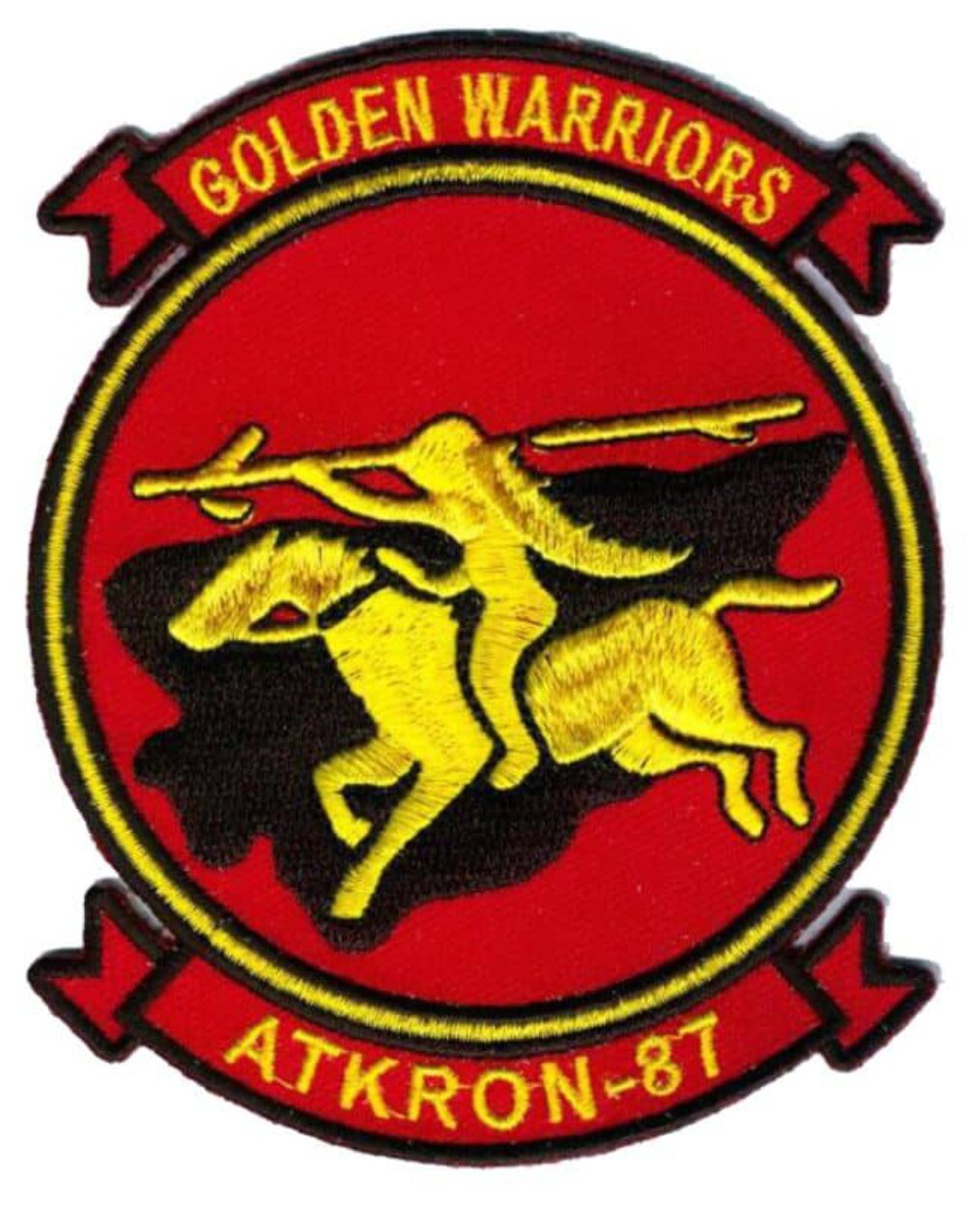VA-87 Golden Warriors Squadron Patch – Sew On