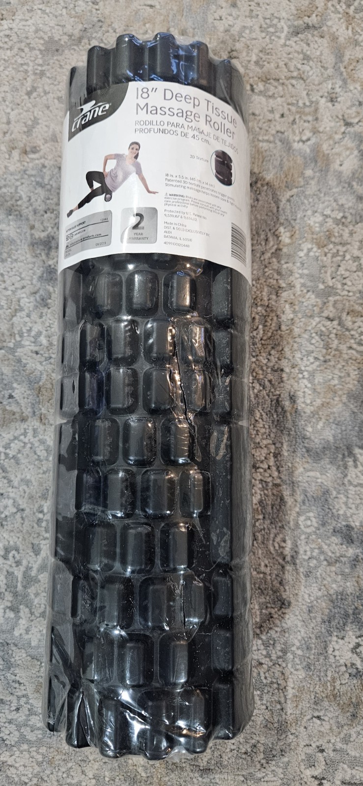 Massage Roller 18 inch Deep Tissue - Crane