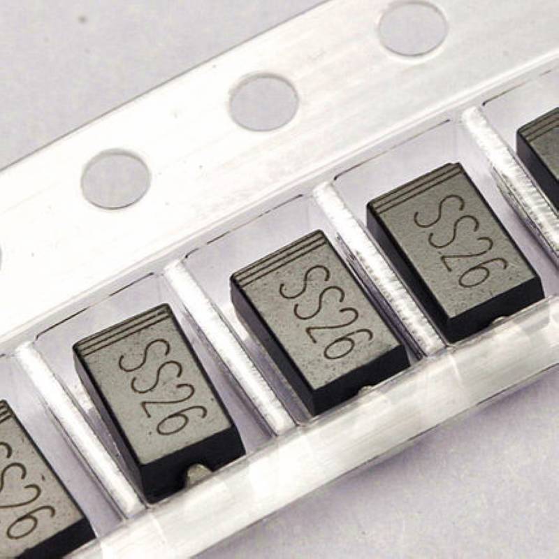 50PCS SS26 SR260 2A/60V SMA DO-214AC Schottky Diodes