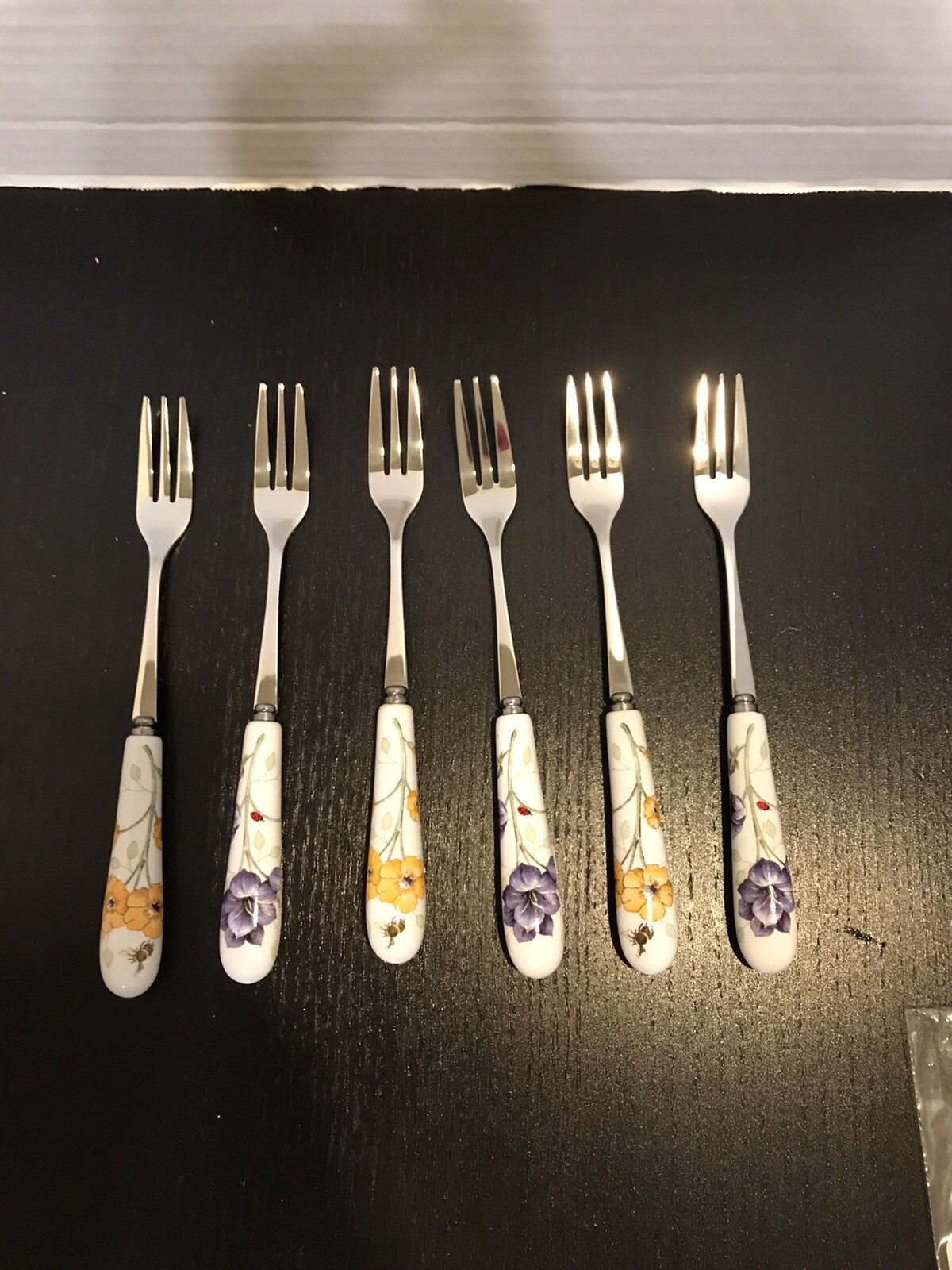Lenox Butterfly Meadow Set Of 6 Cocktail Forks