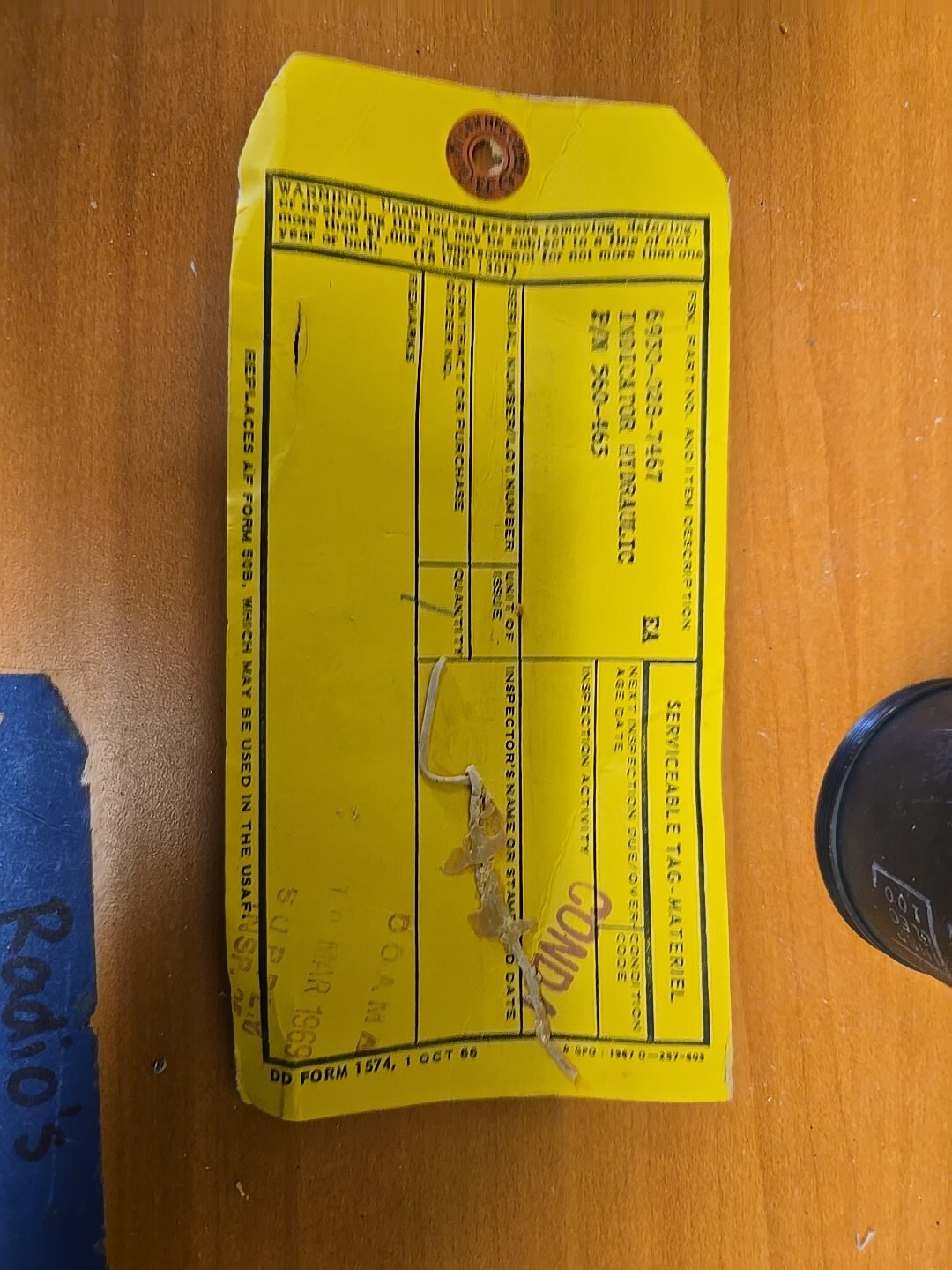 Hickok Electric Hydraulic Indicator P/N 560-463