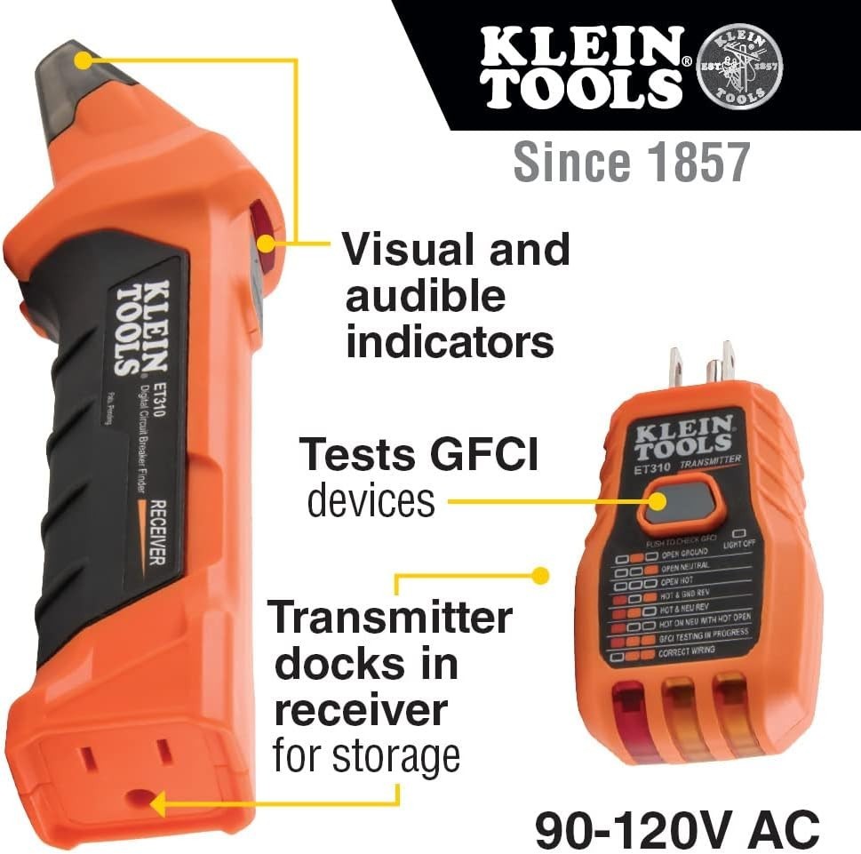 Klein Tools Circuit Breaker Finder Tool Set, 2 Piece Set - 80016