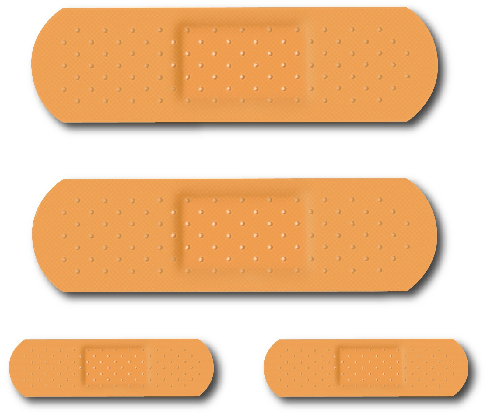 4x Band Aid cover decal Dent Scratch Damage Ding vehicle paint car truck sticker