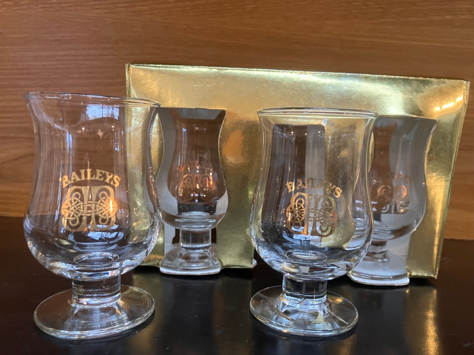 Bailey's Shot Glass w/Stem, 3.5" (height) x 1.75" (diameter at top), New