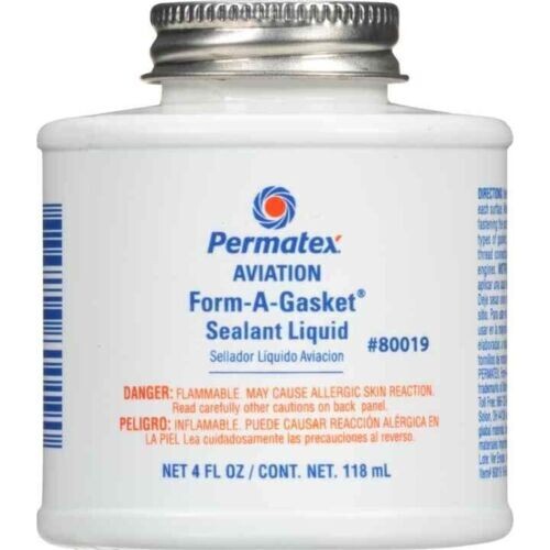 PERMATEX AVIATION FORM-A GASKET SEALANT LIQUID 4 FL OZ  80019  (2 bottles)