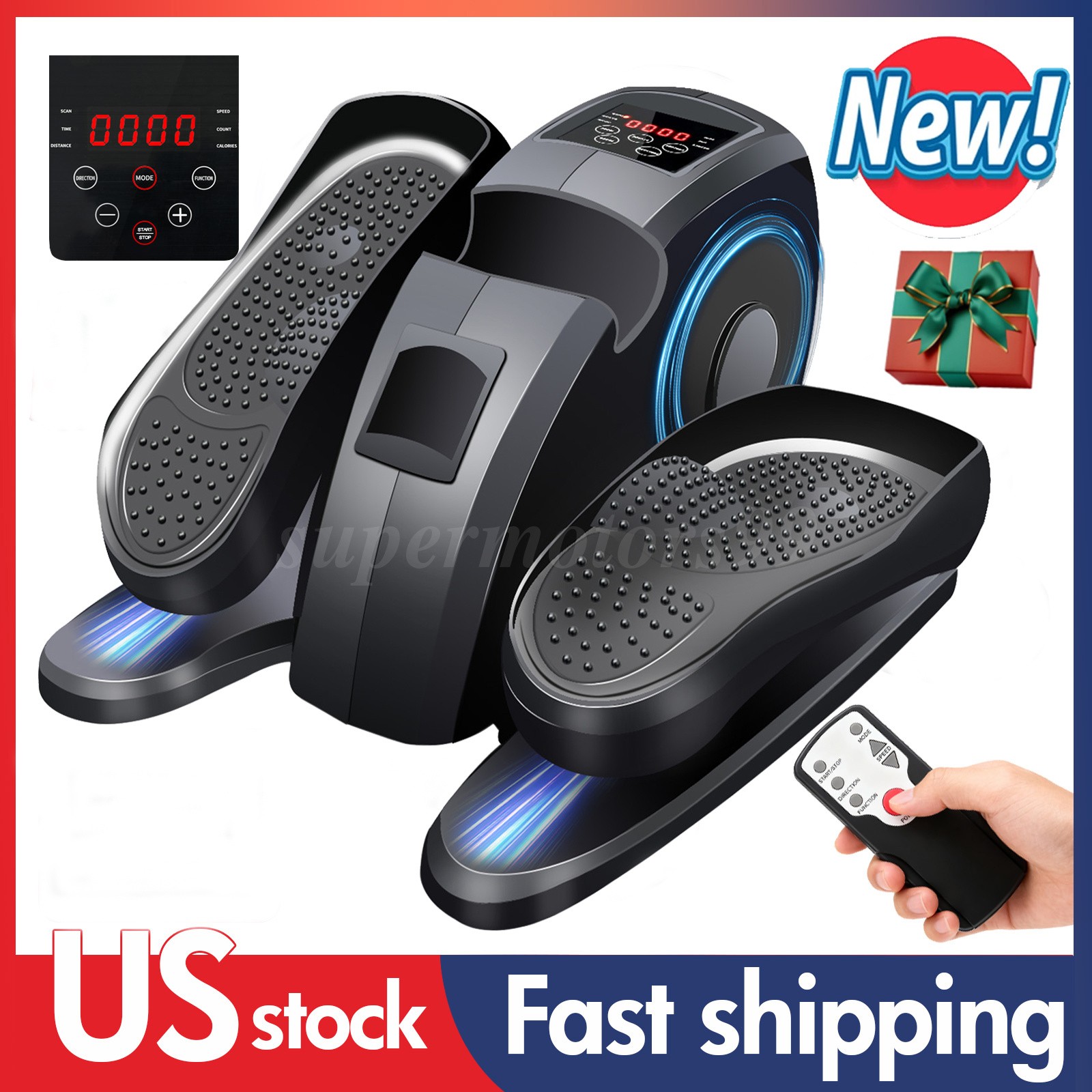 Ellipse Leg Exercise While Sitting Pedal Exerciser Under Desk Elliptical Machine