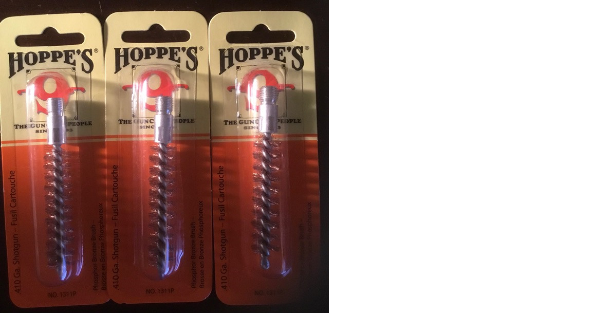 LOT OF 3 HOPPE'S Phosphor Bronze Brush .410 Gauge Shotgun Fusil Cartouche 1311P
