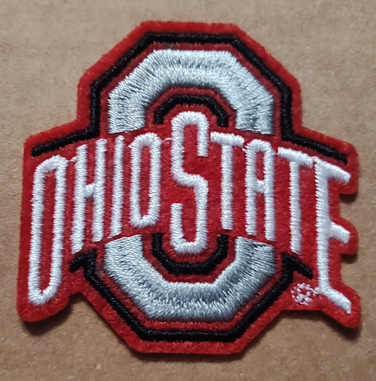 Ohio State University Buckeyes embroidered Iron on patch
