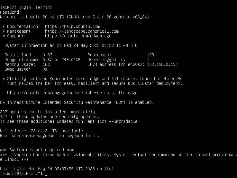 Ubuntu Server 22.04.4 LTS Bootable USB (64-bit, Legacy & UEFI Compatible)