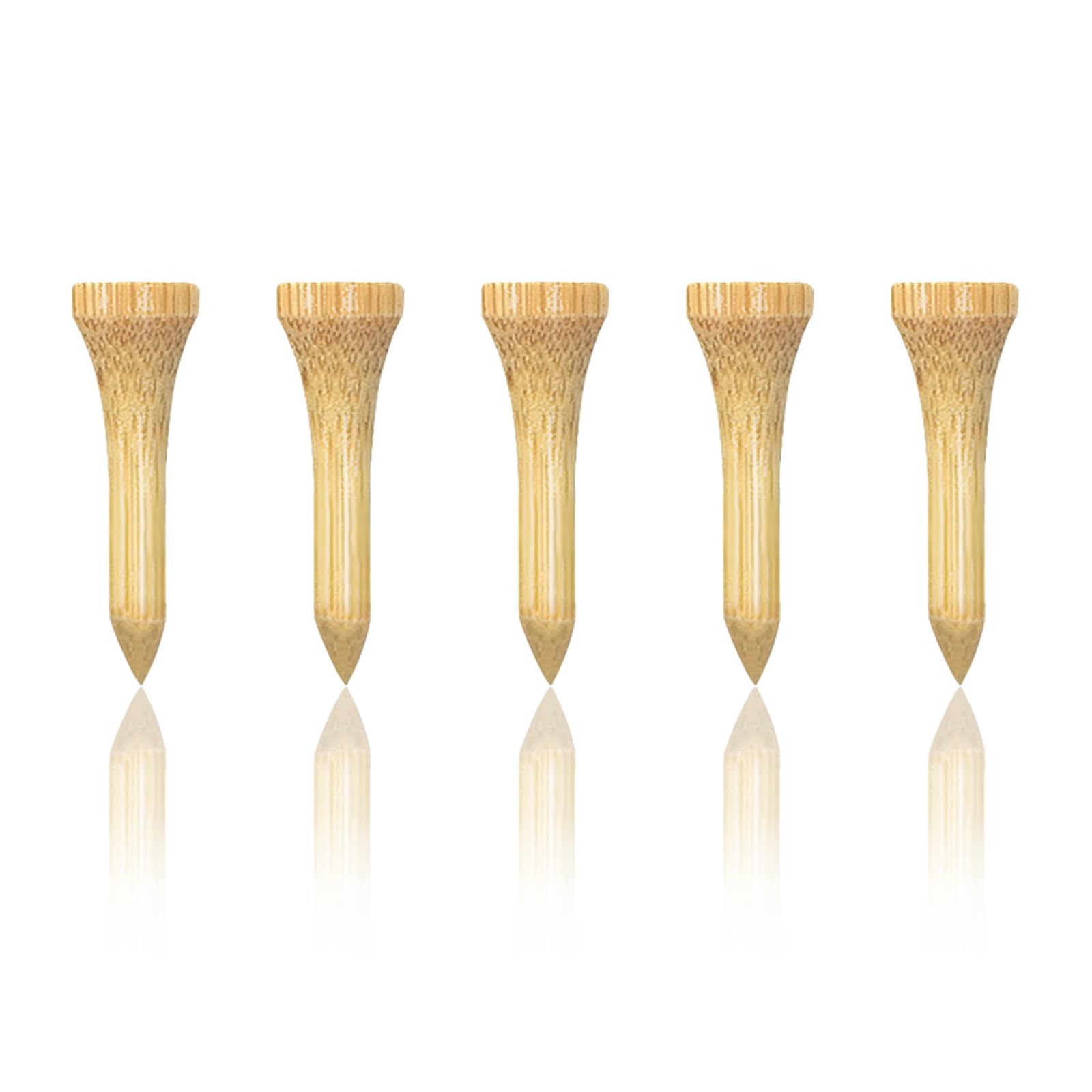 Wooden Golf Tees 1-1/2" 100 Count 38mm Natural