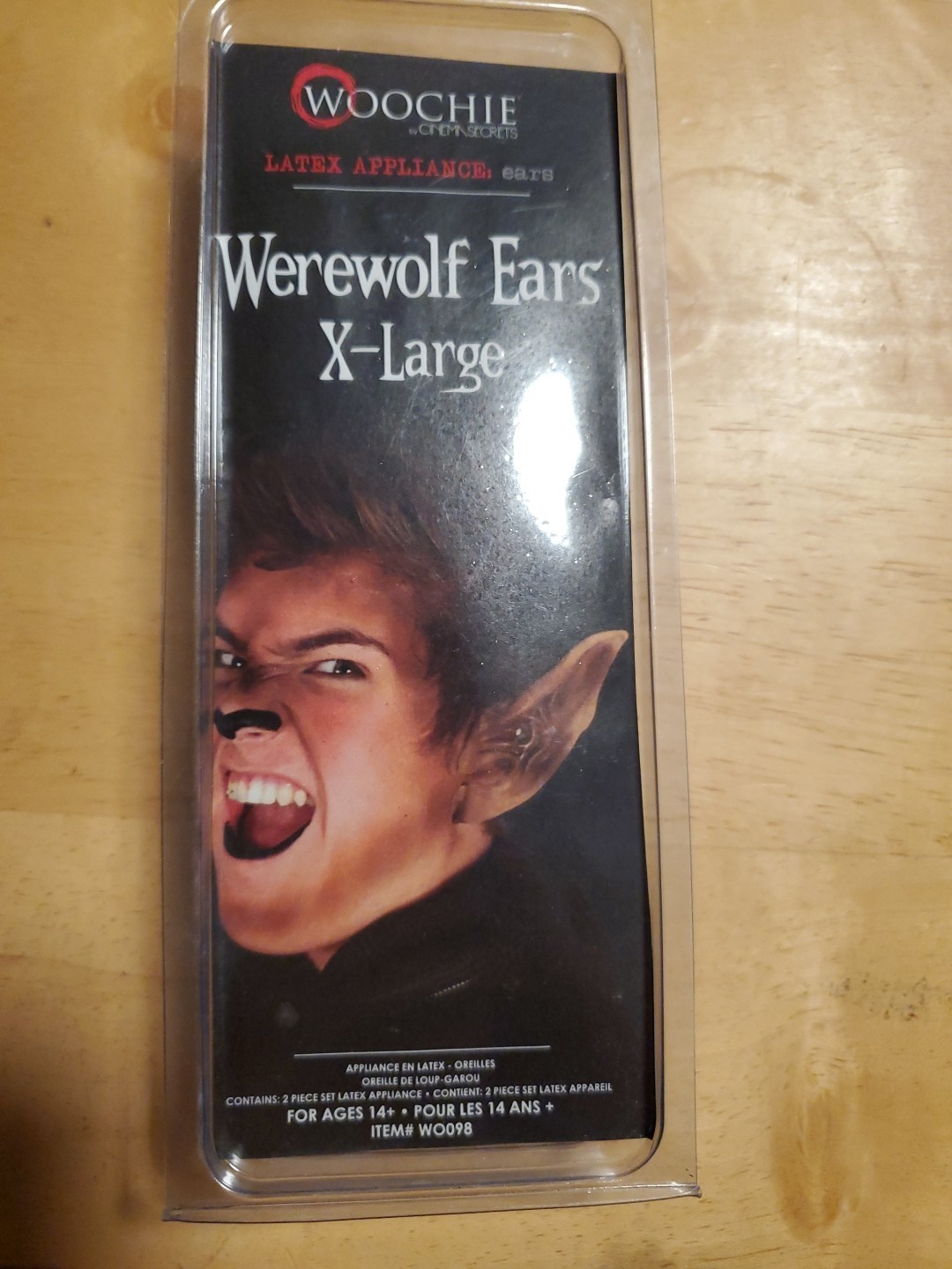 Woochie Werewolf Ears Latex Appliance for SFX/Halloween