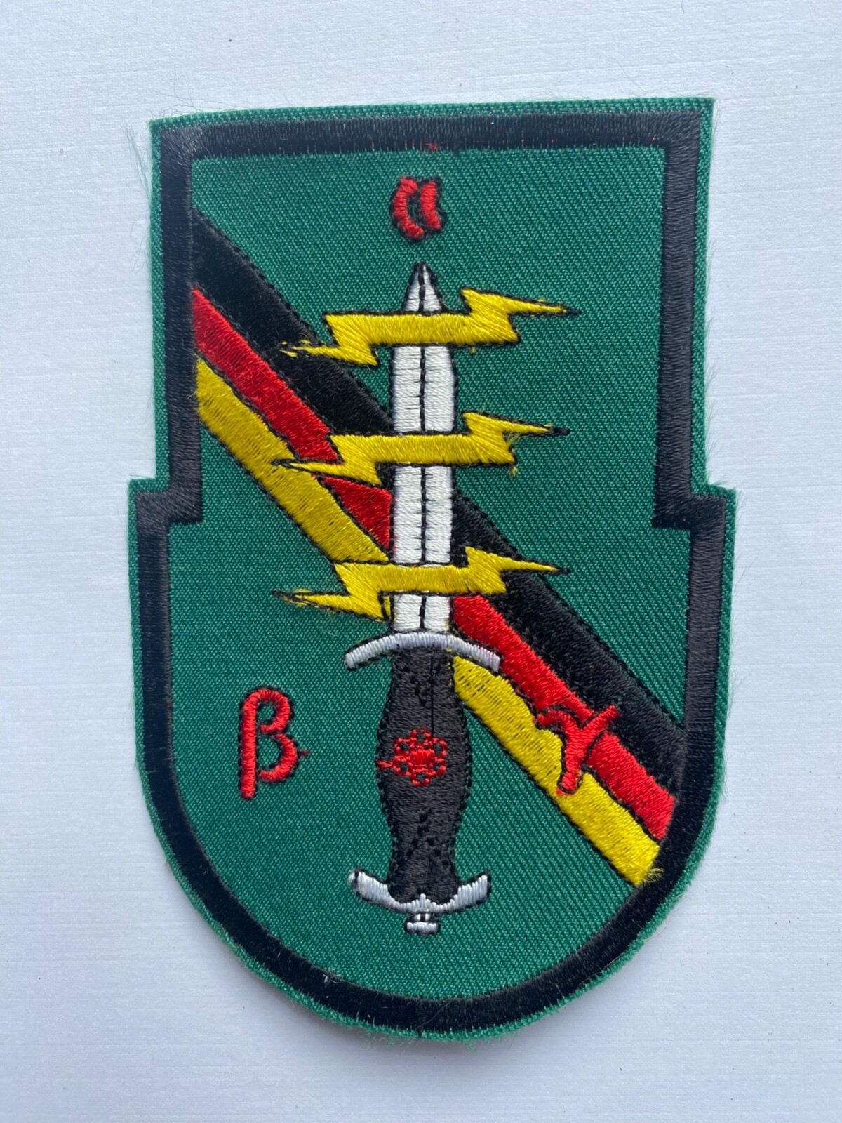 Vintage US Army 10th Special Forces Group Europe Military Embroidered Patch NOS
