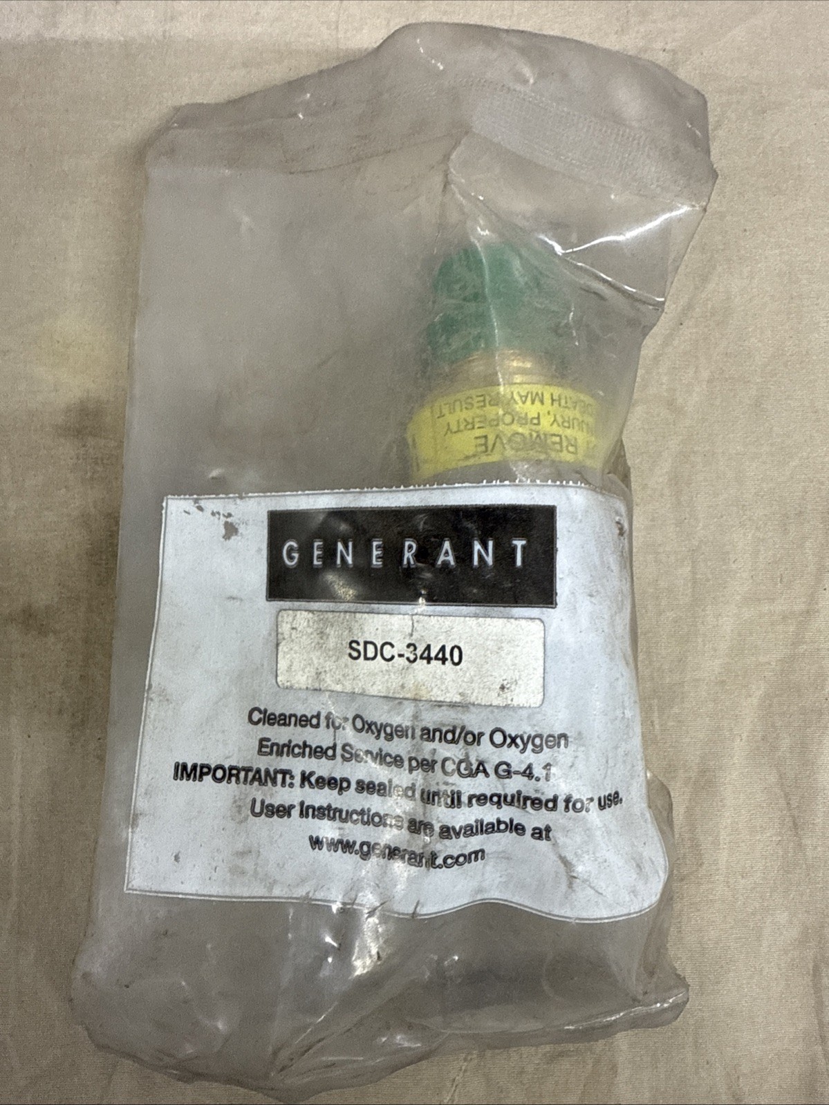 Generant SDC-3440 Self Locking Liquid Cylinder Connector Transmitter Transducer