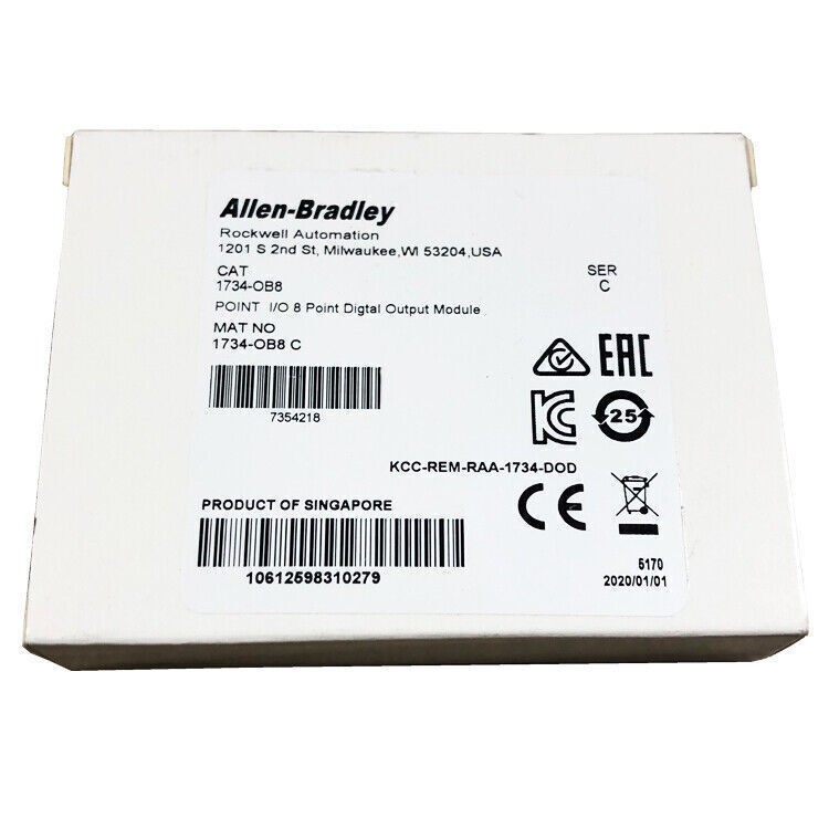 New AB 1734-OB8 POINT I/O 8 Point Digital Output Module 1734OB8 US Free Tax