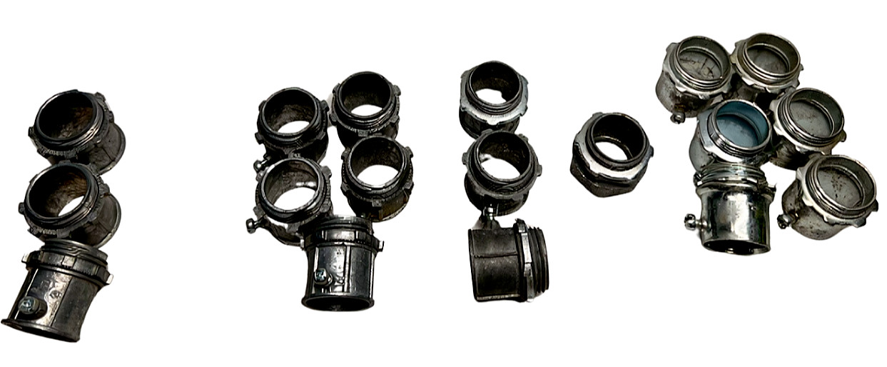 (Mix Lot of 18)  Neer TC-503 Conduit Connector Set Screw EMT 1" Zinc Die Cast
