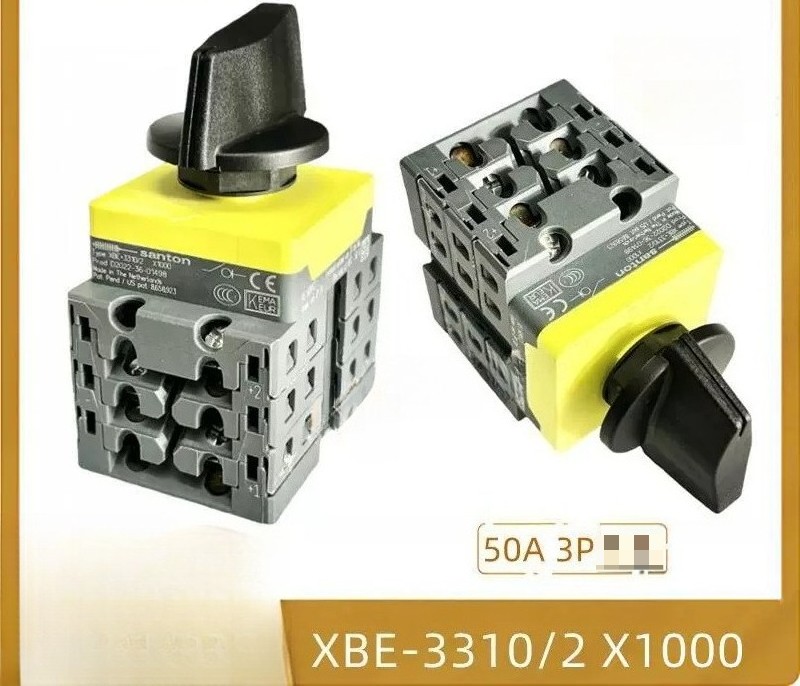 1PCS NEW FIT FOR XBE-3310/2 X1000 50A 3P Two speed Rotary Isolation Switch